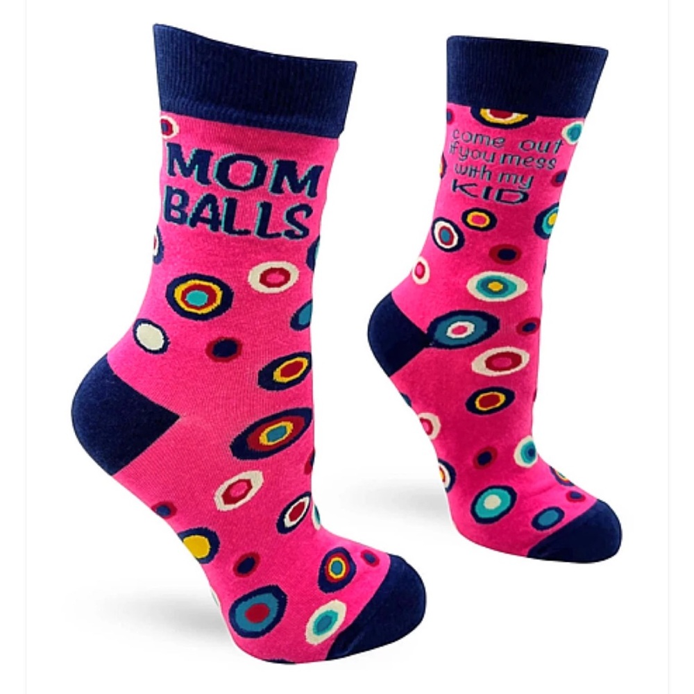 NEW Mom Colorful Funny Crew Socks